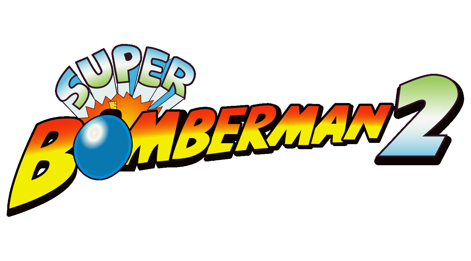 Super Bomberman 2 logo for Super Famicom
